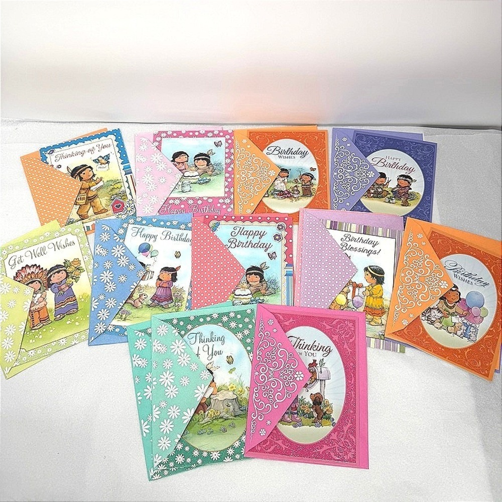St Labre Indian School Greeting Cards LOT Ellie Colton Art Assorted Ephemera